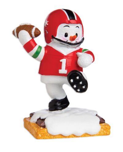 MM20003 - Marshmallow Football Player Personalized Christmas Ornament