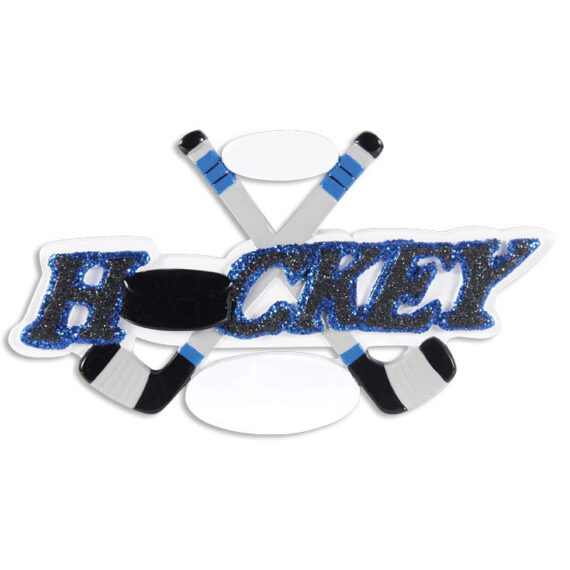 OR1059 - New Hockey Personalized Christmas Ornament