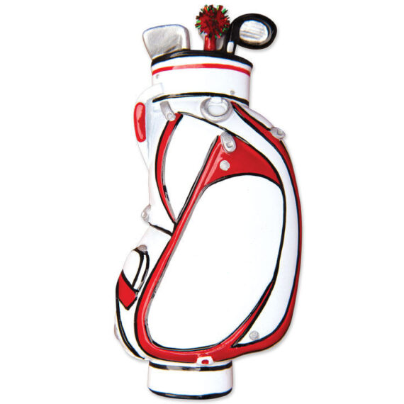 OR1464 - Golf Bag Personalized Christmas Ornament