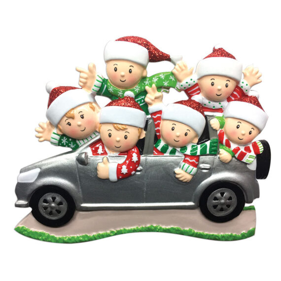 OR1526-6 - Suv (family of 6) Christmas Ornament