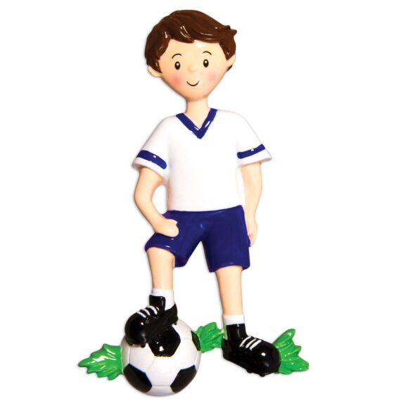 OR1554-B - Soccer Player (Boy) Christmas Ornament