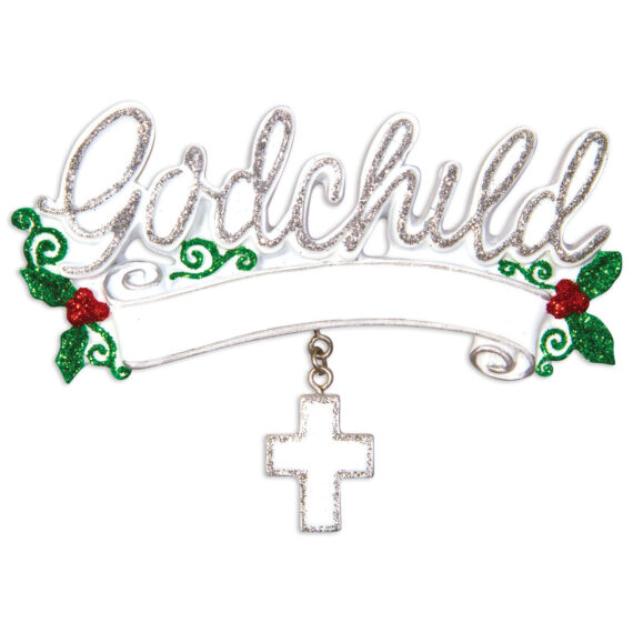 OR1569 - New Godchild Christmas Ornament