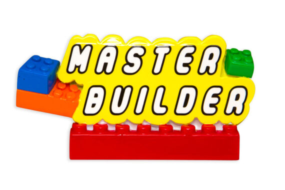 OR1579 - Master Builder Personalized Christmas Ornament
