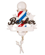 OR1623 - Barber Personalized Christmas Ornament