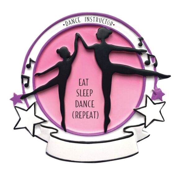 OR1636 - Dance Instructor Personalized Christmas Ornament