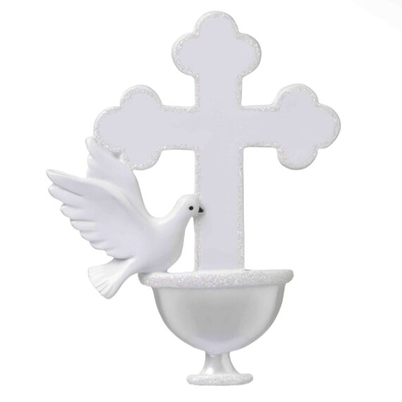 OR1682 - Baptism Personalized Christmas Ornament
