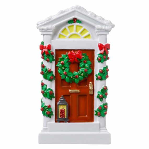 OR1699 - Historic House Door Personalized Christmas Ornament