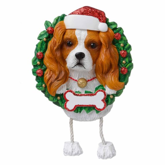 OR1712-KC - King Charles (Pure Breed) Personalized Christmas Ornament