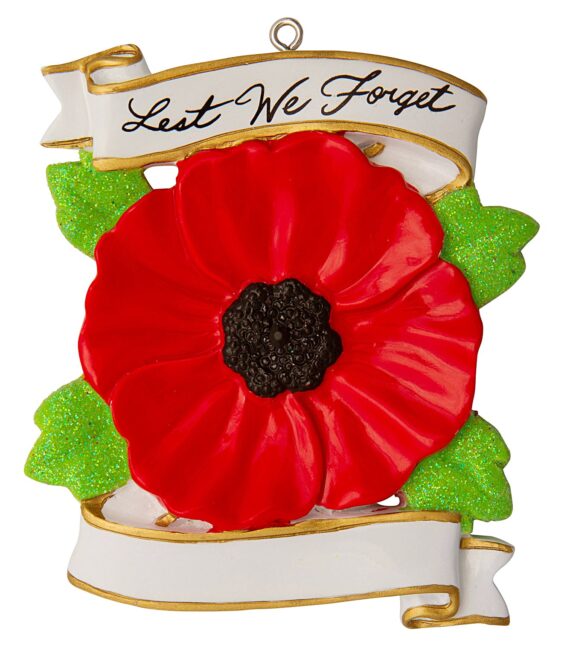 OR1755 - Religious/Memorial - Canadian Poppy - Lest We Forget