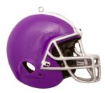 OR1826-P - Football Helmet (Purple) Personalized Christmas Ornament