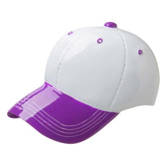 OR1829-P - Baseball Hat (Purple) Personalized Christmas Ornament