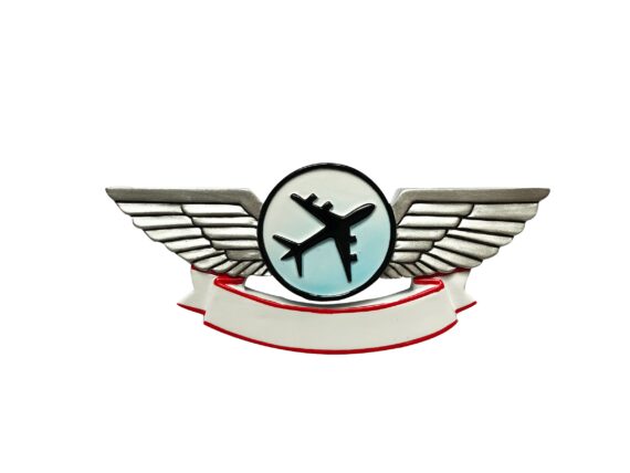 OR1839 - Airplane Wings Personalized Christmas Ornament