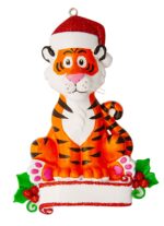 OR1850-TIGER - Tiger (Zoo Animals) Personalized Christmas Ornament
