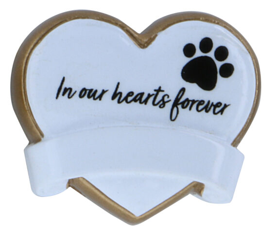 OR2013 - Stick On Pet Memorial Heart (Add On)