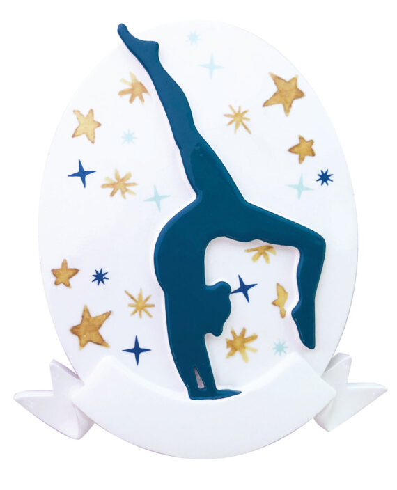OR2144 - New Child Gymnast Personalized Christmas Ornament