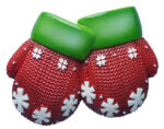 OR2204 - New Mitten Couple Personalized Christmas Ornament