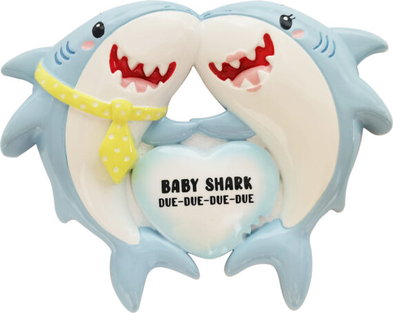 OR2232 - We're Expecting Family (TBD Baby Shark) Personalized Christmas Ornament
