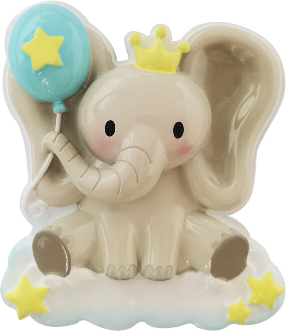 OR2361-M - Elephant Cute Animal (Male) Personalized Christmas Ornament