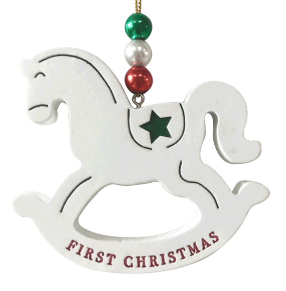 OR2370 - My First Christmas Pony Personalized Christmas Ornament