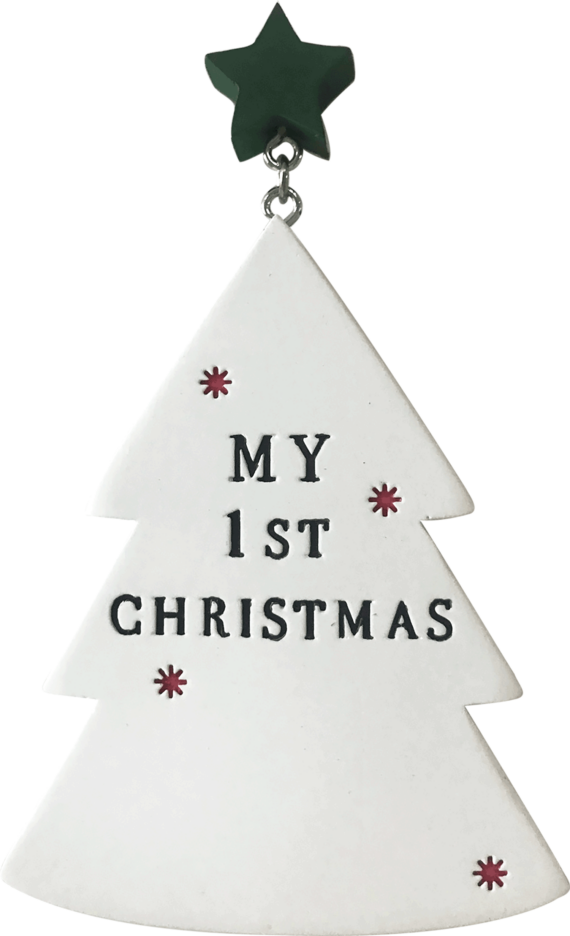 OR2371 - My 1st Christmas Tree Personalized Christmas Ornament