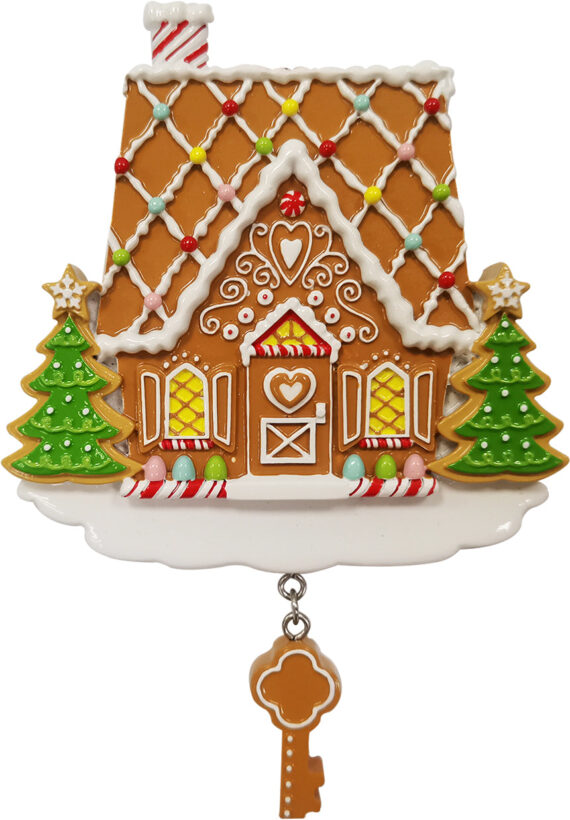 OR2394 - Gingerbread Our First Home Personalized Christmas Ornament