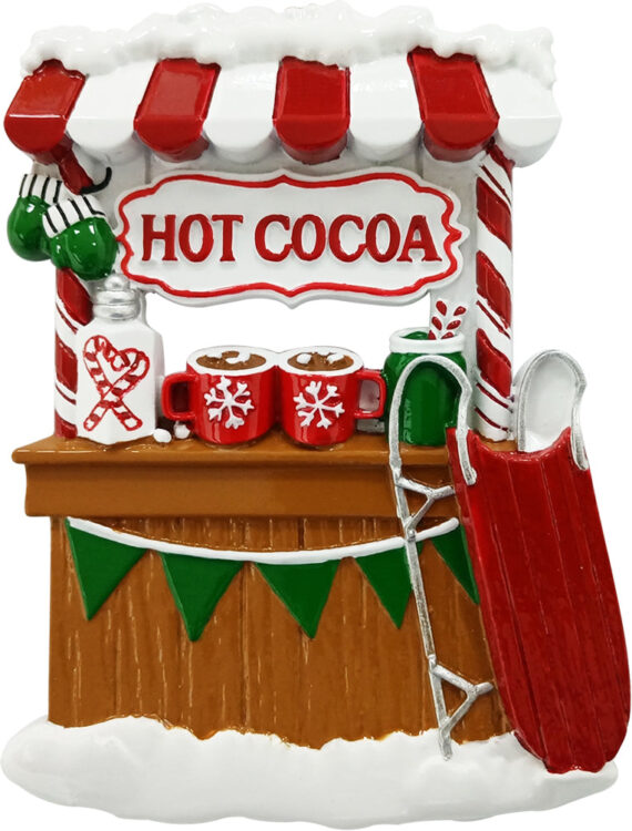 OR2395 - Hot Cocoa Stand Personalized Christmas Ornament