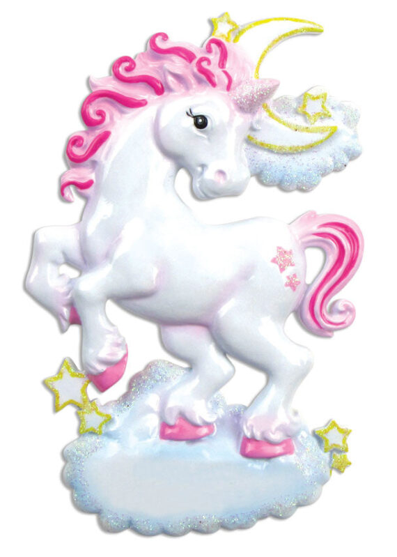 OR813 - Unicorn Personalized Christmas Ornament