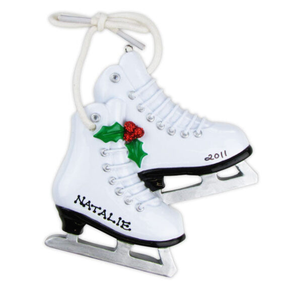 OR863 - Figure Skates Personalized Christmas Ornament
