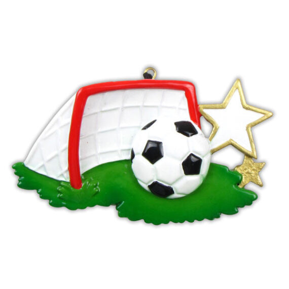 OR873 - Soccer Ball Personalized Christmas Ornament