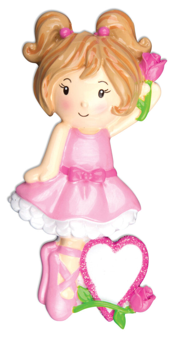 OR914 - Ballet Girl Personalized Christmas Ornaments