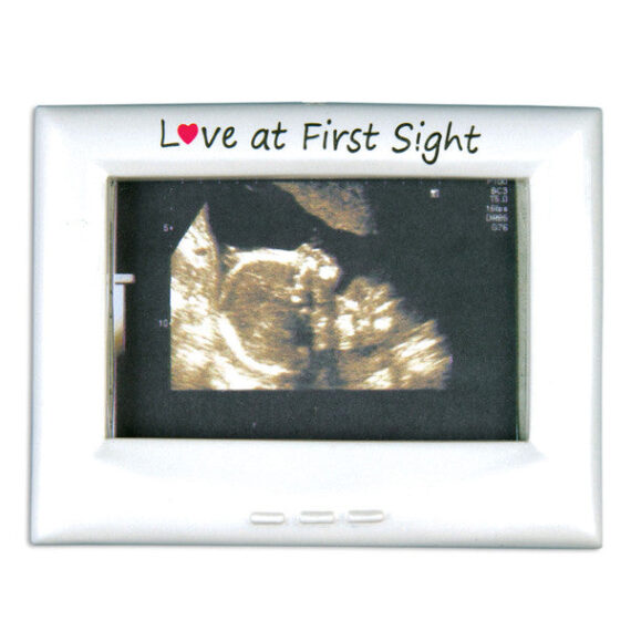 PF1018 - Ultra Sound Frame Personalized Christmas Ornaments