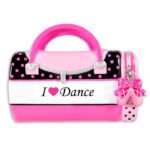 OR1349-DANCE - Child's Dance Bag Personalized Christmas Ornament