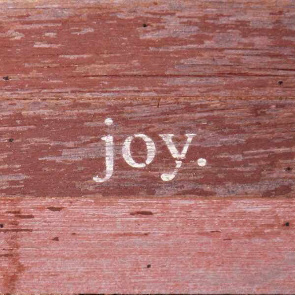 Joy / 6x6 Reclaimed Wood Sign