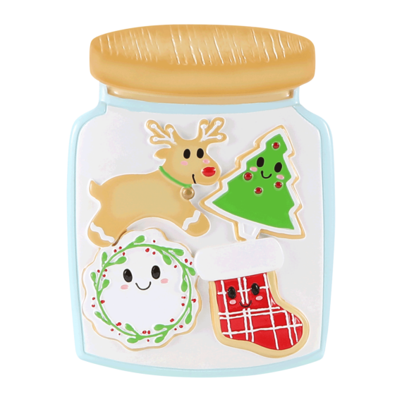 OR2462-4 - Cookie (Family of 4) Personalized Christmas Ornament