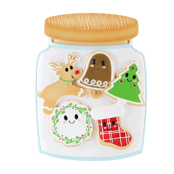 OR2462-5 - Cookie (Family of 5) Personalized Christmas Ornament