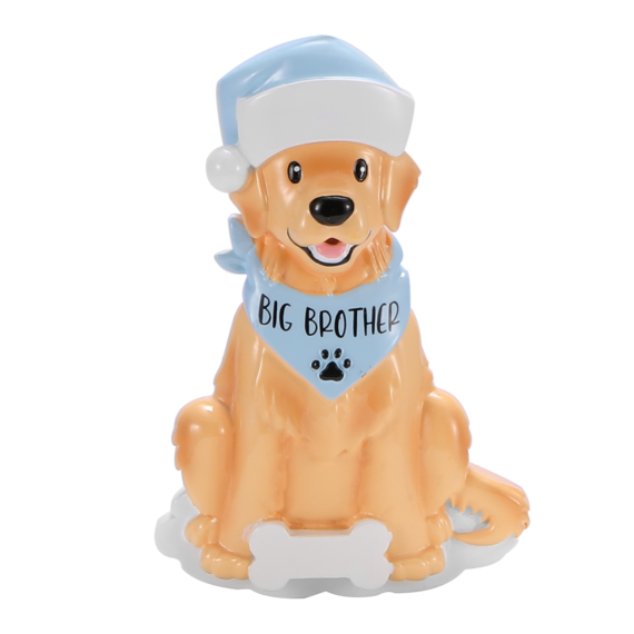 OR2486-B - Promoted To Big Brother Dog Personalized Christmas Ornament