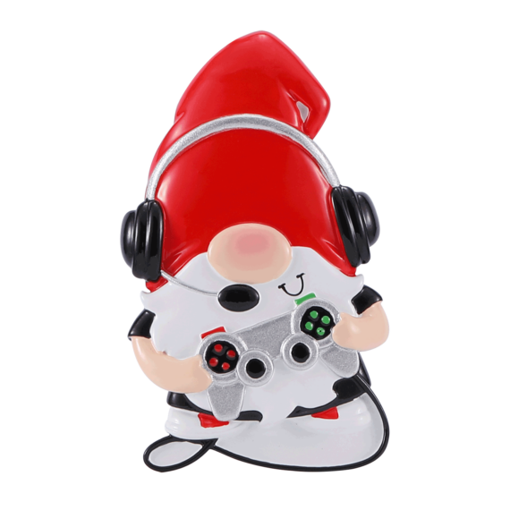 OR2530 - Gnome Gamer Personalized Christmas Ornament