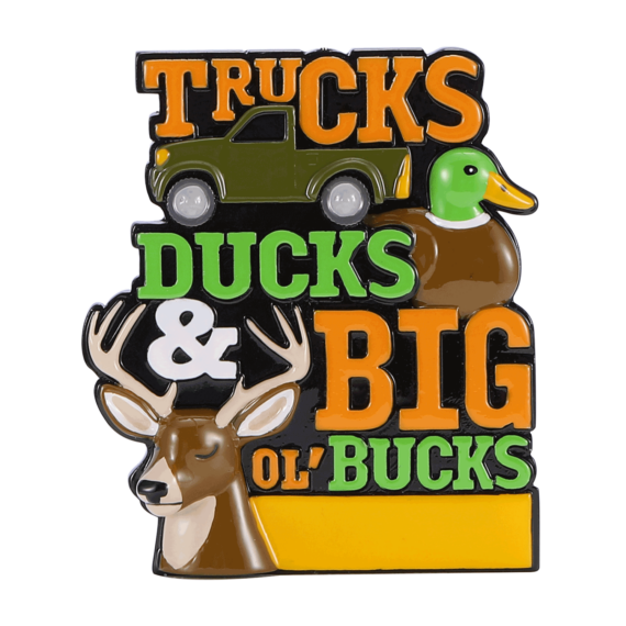 OR2573 - Trucks, Ducks and Big Ol Bucks Personalized Christmas Ornament
