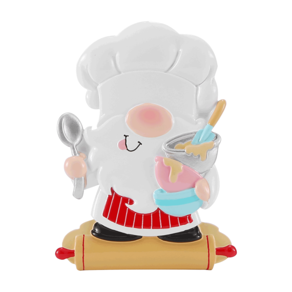 OR2632 - Gnome Cook Personalized Christmas Ornament