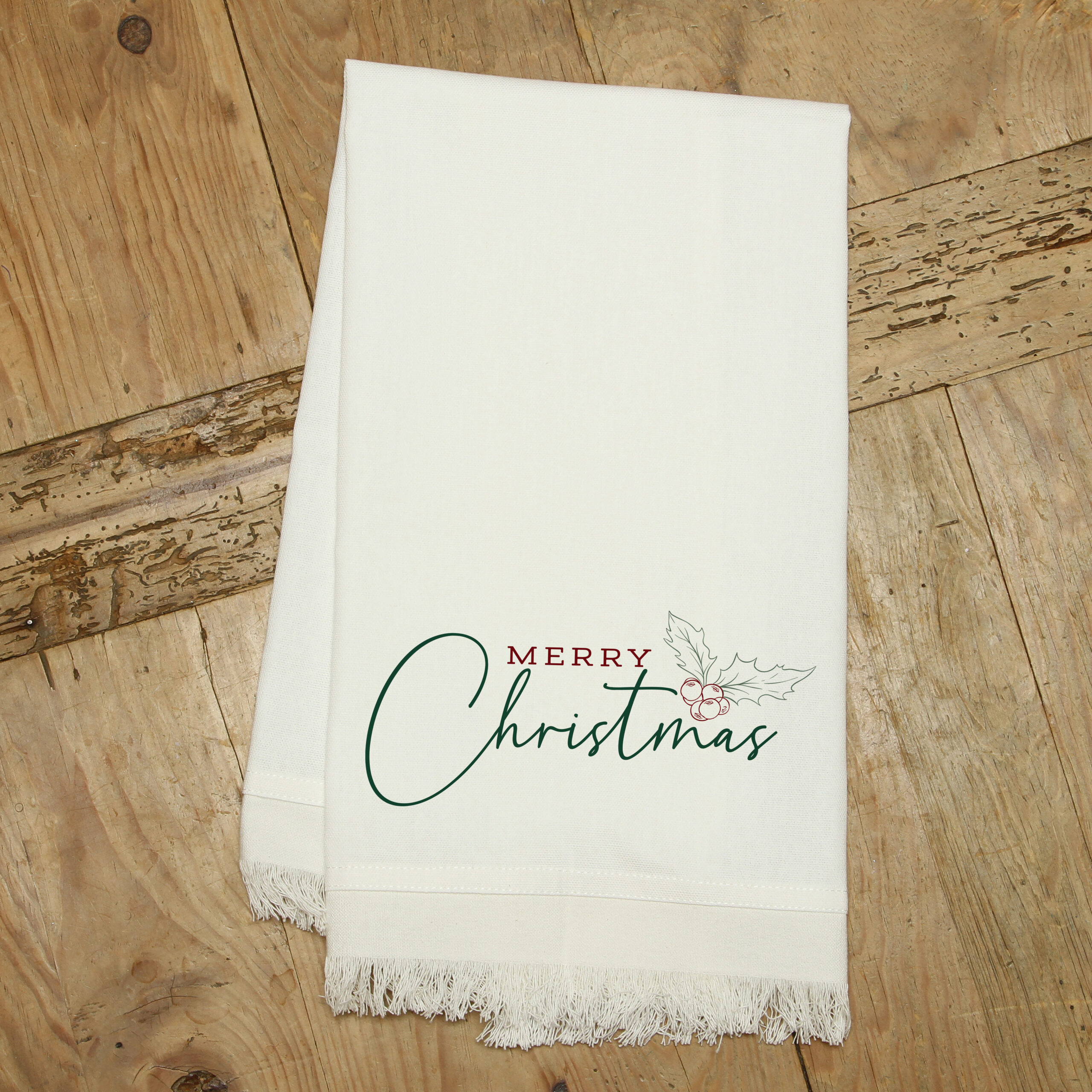 PXTWL006-CC - Merry Christmas / MS Kitchen Tea Towel