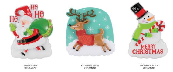 OR2648-SET - Whimsy Christmas Box Set - Snowman, Santa, Reindeer Christmas Ornaments